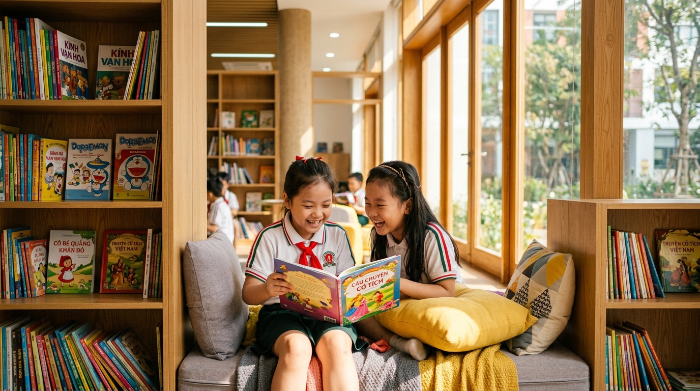 Xây Dựng Thư Viện Ước Mơ Cho Trẻ Em Vùng Xa